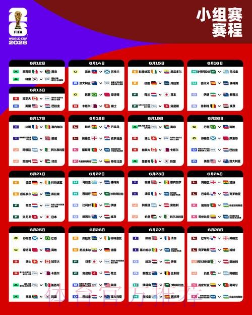 2026世界杯完整赛程完整版完整安排怎么看